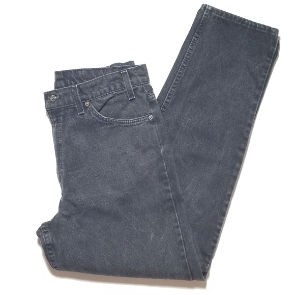 Vtg Levi's 550 High Waisted Orange Tab Mom Jeans - Picture 3 of 8